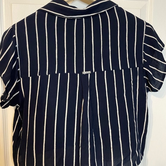 NWT Billabong ‘Tropical Crush’ vertical striped crop top sz M - Picture 8 of 8